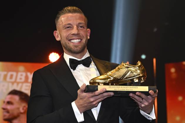 70th Belgian Golden Shoe award ANTWERPEN, BELGIUM - JANUARY 18 : Alderweireld Toby defender of Antwerp FC pictured during the annual Golden Shoe award show at the Antwerp Avenue TV studio on January 18, 2024 in Antwerpen, Belgium, 18 01 2024 Antwerpen Belgium  Copyright: xNicoxVereeckenx