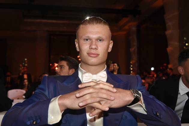Bilder des Jahres 2024, Sport 01 Januar Sport Themen der Woche KW03 Sport Bilder des Tages Foto Fabio Ferrari LaPresse - 19 Gennaio 2024 - Dubai, Emirati Arabi Uniti - - Calcio -Globe Soccer Awards 2024 - 14esima edizione. Nella foto: Erling Haaland January 19, 2024 Dubai, United Arab Emirates - sport - Soccer - Globe Soccer Awards 2024 - 14th edition. In the pic: Erling Haaland  Copyright: xFabioxFerrari LaPressex