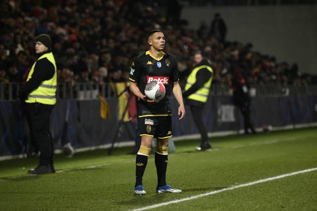 Vanderson (ASM) Rodez Aveyron Football vs. AS Monaco pour 16eme de finale de la Coupe de France au Stade Paul Lignon de Rodez, le 20 janvier 2024. FOOTBALL : Rodez AF vs. AS Monaco - Coupe de France - 20 01 2024 ValentinaClaret Panoramic