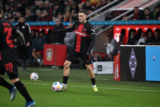 Florian Wirtz (Bayer 04 Leverkusen) 27.01.2024, Fussball Saison 2023 2024, 1. Bundesliga, 19. Spieltag, Bayer 04 Leverkusen - Borussia Mönchengladbach 0:0 Leverkusen BayArena Nordrhein Westfalen Deutschland