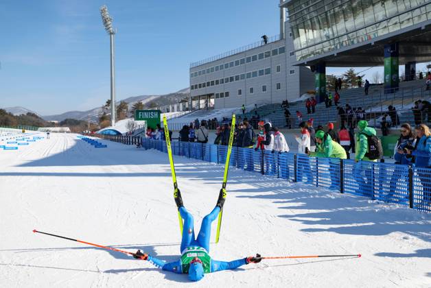 Bilder des Jahres 2024, Sport 01 Januar Sport Themen der Woche KW05 Sport Bilder des Tages (240130) -- PYEONGCHANG, Jan. 30, 2024 -- Federico Pozzi of Italy reacts after the Men s 7.5km Classic of Cross-Country Skiing event at the Gangwon 2024 Winter Youth Olympic Games, Olympische Spiele, Olympia, OS in Pyeongchang, South Korea, Jan. 30, 2024. ) (SP)SOUTH KOREA-PYEONGCHANG-WINTER YOUTH OLYMPIC GAMES-CROSS-COUNTRY SKIING HuxHuhu 