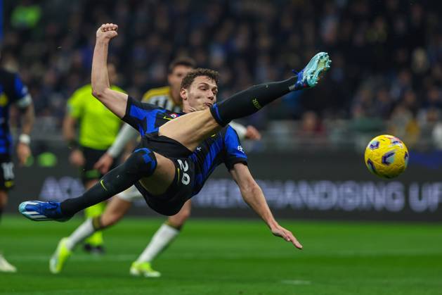 Bilder des Jahres 2024, Sport 02 Feburar Sport Themen der Woche KW05 Sport Bilder des Tages Benjamin Pavard of FC Internazionale seen in action during Serie A 2023 24 football match between FC Internazionale and Juventus FC at Giuseppe Meazza Stadium, Milan, Italy on February 04, 2024  Copyright: xFabrizioxCarabelli IPAxSportx xix xx IPA_43184133 IPA_Agency_IPA43184133