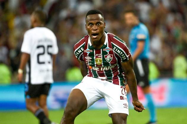 Bilder des Jahres 2024, Sport 02 Februar Sport Themen der Woche KW09 Sport Bilder des Tages Maracana John Arias of Fluminense, celebrates his goal during the match between Fluminense and LDU Quito, in the Recopa Sulamericana 2024 Final, at Maracana Stadium this Thursday 29. 30761 (Marcello Dias SPP) Copyright: xMarcelloxDiasx xSPPx spp-en-MaDi-MCD_1264