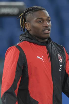 Italy: Serie A - SS Lazio vs AC Milan Rafael Leão of AC Milan look during the Serie A match between SS Lazio vs AC Milan at Olimpic Stadium on March1,2024 in Rome, italy Rome Italy Copyright: AgostinoxGemito