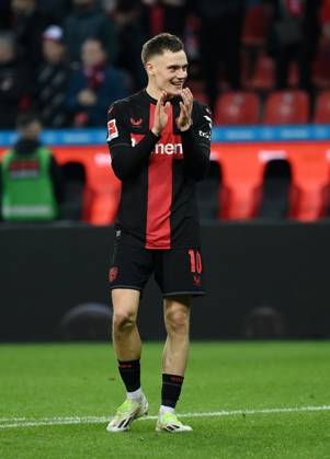 Florian Wirtz (Bayer 04 Leverkusen) 10.03.2024, Fussball Saison 2023 2024, 1. Bundesliga, 25. Spieltag, Bayer 04 Leverkusen - VfL Wolfsburg 2:0 Leverkusen BayArena Nordrhein Westfalen Deutschland