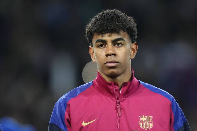 FC Barcelona, Barca v SSC Napoli: Round of 16 Second Leg - UEFA Champions League 2023 24 Lamine Yamal right winger of Barcelona and Spain during the UEFA Champions League 2023 24 round of 16 second leg match between FC Barcelona and SSC Napoli at Estadi Olimpic Lluis Companys on March 12, 2024 in Barcelona, Spain. Barcelona Spain  Copyright: xJosexBretonx originalFilename:breton-fcbarcel240312_npC2V.jpg