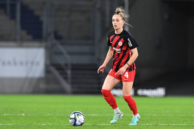 Sophia Kleinherne ( Eintracht Frankfurt Frauen ). GER, MSV Duisburg Frauen vs Eintracht Frankfurt Frauen, Fussball, Bundesliga,16. Spieltag Spielzeit 2023 2024, 17.03.2024 DFL DFB REGULATIONS PROHIBIT ANY USE OF PHOTOGRAPHS AS IMAGE SEQUENCES AND OR QUASI-VIDEO GER, MSV Duisburg Frauen vs Eintracht Frankfurt Frauen, Fussball, Bundesliga,16. Spieltag Spielzeit 2023 2024, 17.03.2024 DFL DFB REGULATIONS PROHIBIT ANY USE OF PHOTOGRAPHS AS IMAGE SEQUENCES AND OR QUASI-VIDEO Foto: Eibner-Pressefoto Thomas Thienel Duisburg Copyright: xEibner-Pressefoto ThomasxThienelx EP_TTL