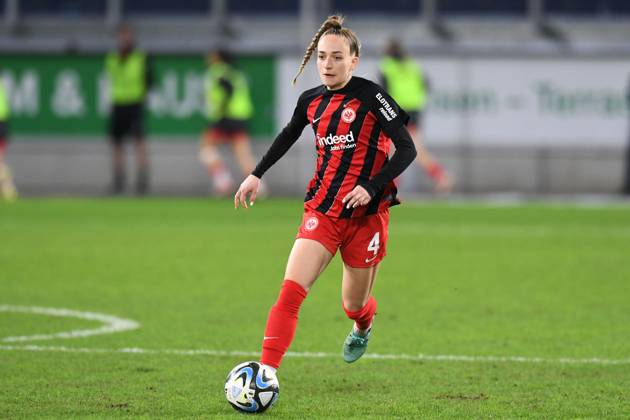 Sophia Kleinherne ( Eintracht Frankfurt Frauen ). GER, MSV Duisburg Frauen vs Eintracht Frankfurt Frauen, Fussball, Bundesliga,16. Spieltag Spielzeit 2023 2024, 17.03.2024 DFL DFB REGULATIONS PROHIBIT ANY USE OF PHOTOGRAPHS AS IMAGE SEQUENCES AND OR QUASI-VIDEO GER, MSV Duisburg Frauen vs Eintracht Frankfurt Frauen, Fussball, Bundesliga,16. Spieltag Spielzeit 2023 2024, 17.03.2024 DFL DFB REGULATIONS PROHIBIT ANY USE OF PHOTOGRAPHS AS IMAGE SEQUENCES AND OR QUASI-VIDEO Foto: Eibner-Pressefoto Thomas Thienel Duisburg Copyright: xEibner-Pressefoto ThomasxThienelx EP_TTL