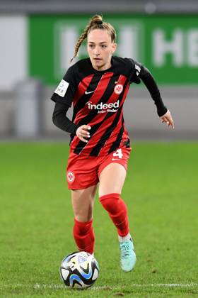 Sophia Kleinherne ( Eintracht Frankfurt Frauen ). GER, MSV Duisburg Frauen vs Eintracht Frankfurt Frauen, Fussball, Bundesliga,16. Spieltag Spielzeit 2023 2024, 17.03.2024 DFL DFB REGULATIONS PROHIBIT ANY USE OF PHOTOGRAPHS AS IMAGE SEQUENCES AND OR QUASI-VIDEO GER, MSV Duisburg Frauen vs Eintracht Frankfurt Frauen, Fussball, Bundesliga,16. Spieltag Spielzeit 2023 2024, 17.03.2024 DFL DFB REGULATIONS PROHIBIT ANY USE OF PHOTOGRAPHS AS IMAGE SEQUENCES AND OR QUASI-VIDEO Foto: Eibner-Pressefoto Thomas Thienel Duisburg Copyright: xEibner-Pressefoto ThomasxThienelx EP_TTL