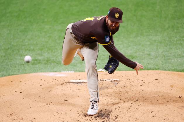 Dylan Edward Cease (Padres), MARCH 18, 2024 - Baseball : MLB, Baseball Herren, USA World Tour Seoul Series exhibition game between the LG Twins and the San Diego Padres at Gocheok Sky Dome, Seoul, South Korea. (247696220)