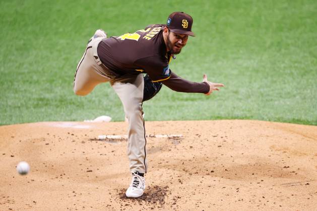 Dylan Edward Cease (Padres), MARCH 18, 2024 - Baseball : MLB, Baseball Herren, USA World Tour Seoul Series exhibition game between the LG Twins and the San Diego Padres at Gocheok Sky Dome, Seoul, South Korea. (247696224)