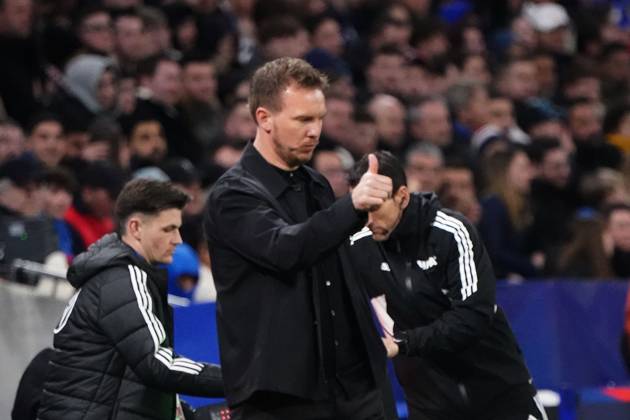 Fussball, Freundschaftsspiel, Länderspiel, Testspiel, Frankreich-Deutschland, 23.03.2024, Groupama Stadium Lyon Julian Nagelsmann,Trainer, Deutschland, Aktion, Einzelbild