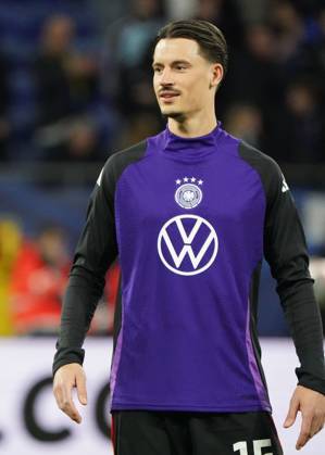 Fussball, Freundschaftsspiel, Länderspiel, Testspiel, Frankreich-Deutschland, 23.03.2024, Groupama Stadium Lyon Robin Koch Deutschland, Aktion, Einzelbild