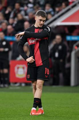 Florian Wirtz (Bayer 04 Leverkusen) 30.03.2024, Fussball Saison 2023 2024, 1. Bundesliga, 27. Spieltag, Bayer 04 Leverkusen - TSG Hoffenheim 2:1 Leverkusen BayArena Nordrhein Westfalen Deutschland
