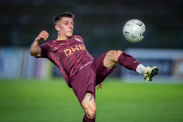 Regionalliga: BFC Dynamo vs Hertha BSC II; Berlin, 05.04.2024 Ben Meyer (BFC Dynamo, 17) Regionalliga, BFC Dynamo vs Hertha BSC II, Sportforum Hohenschönhausen, Berlin 05.04.2024 Copyright: xBEAUTIFULxSPORTS LucianoxLimax