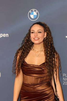 GNTM, Kandidatin, Xenia Tsilikova, Portraet, Portrait, Tennis Players Night BMW Open 2024 Red Carpet-Event 16.04.2024 FOTO: Mladen Lackovic LakoPress