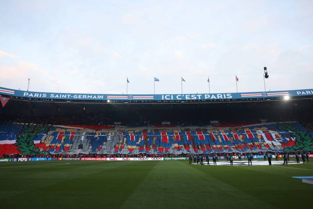 PSG - DORTMUND PHOTOPQR LE PARISIEN Le Parisien Arnaud Journois ; PARIS ; 07 05 2024 ; FOOTBALL , LIGUE DES CHAMPIONS UEFA , DEMI FINALE RETOUR , 07 05 2024 , PARIS , PARC DES PRINCES PARIS SG - BORUSSIA DORTMUND Tifo des supporters parisiens. PHOTO LE PARISIEN ARNAUD JOURNOIS - France, Paris May 7, 2024 PSG vs Dortmund: Champions League PARIS France Copyright: xPHOTOPQR LExPARISIEN MAXPPPxLexParisienx xArnaudxJournoisx 20240507LPA0547 20240507LPA0547