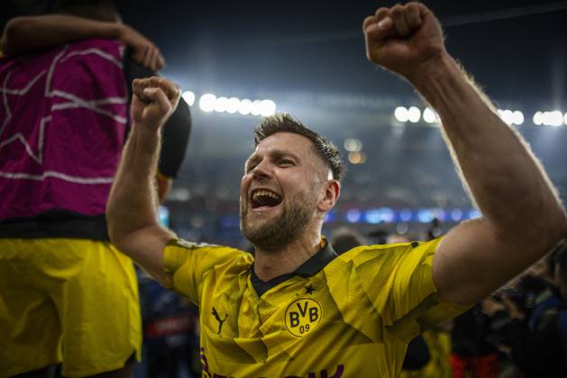 Paris, France. 7th Mai 2024. Final jubilation: Niclas Füllkrug (BVB) Paris Saint-Germain - Borussia Dortmund 07.05.2024