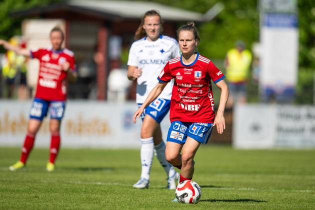 240518 Vittsjös Julia Tunturi under fotbollsmatchen i Damallsvenskan mellan Vittsjö och IFK Norrköping den 18 maj 2024 i Vittsjö. Copyright: AVDOxBILKANOVIC BB240518AB102