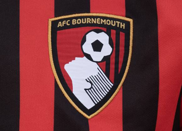 AFC Bournemouth v Manchester United, ManU - Premier League BOURNEMOUTH, ENGLAND - MAY 06: AFC Bournemouth club badge prior to the Premier League match between AFC Bournemouth and Chelsea FC at Vitality Stadium on May 06, 2023 in Bournemouth, England. Bournemouth Vitality Stadium England United Kingdom Copyright: xVisionhausx 776004065