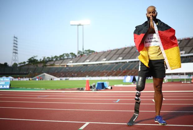 Bilder des Jahres 2024, Sport 05 Mai Sport Themen der Woche KW21 Kobe 2024 Para Athletics World Championships - Day 9 KOBE, JAPAN - May 25: Leon Schäfer of Germany wins gold in men s 100m final in class T63 at the Kobe 2024 Para Athletics World Championships at Kobe Universiade Memorial Stadium on May 25, 2024 in Kobe, Japan. (Photo by Marcus Hartmann Beautiful Sports) Copyright: xBEAUTIFULxSPORTS MarcusxHartmannx