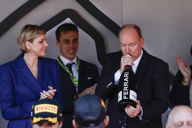 Bilder des Jahres 2024, Sport 05 Mai Sport Themen der Woche KW21 Sport Bilder des Tages Princess Charlene and Prince Albert II of Monaco, F1 Grand Prix of Monaco at Circuit de Monaco on May 26, 2024 in Monte-Carlo, Monaco. (Photo by HOCH ZWEI) Monte-Carlo Monaco