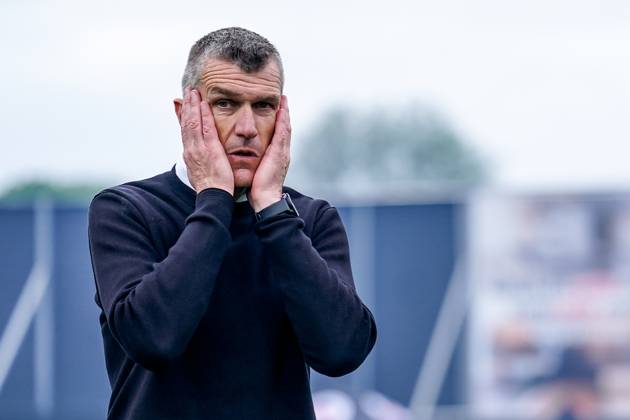 2024-06-02 Excelsior Rotterdam v NAC Breda - Dutch Keuken Kampioen Divisie Promotion Relegation Play Offs Final ROTTERDAM, NETHERLANDS - JUNE 2: Head Coach Marinus Dijkhuizen of Excelsior Rotterdam is disappointed about the lose during the Dutch Keuken Kampioen Divisie Promotion Relegation Play Offs Final match between Excelsior Rotterdam and NAC Breda at Van Donge & De Roo Stadion on June 2, 2024 in Rotterdam, Netherlands. (Photo by Joris Verwijst BSR Agency) Rotterdam Netherlands Content not available for redistribution in The Netherlands directly or indirectly through any third parties. Copyright: xBSRxAgencyx