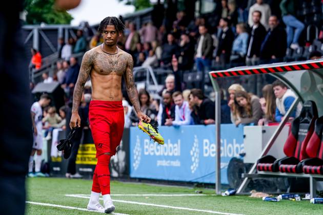 2024-06-02 Excelsior Rotterdam v NAC Breda - Dutch Keuken Kampioen Divisie Promotion Relegation Play Offs Final ROTTERDAM, NETHERLANDS - JUNE 2: Mimeirhel Benita of Excelsior Rotterdam is disappointed about the lose during the Dutch Keuken Kampioen Divisie Promotion Relegation Play Offs Final match between Excelsior Rotterdam and NAC Breda at Van Donge & De Roo Stadion on June 2, 2024 in Rotterdam, Netherlands. (Photo by Joris Verwijst BSR Agency) Rotterdam Netherlands Content not available for redistribution in The Netherlands directly or indirectly through any third parties. Copyright: xBSRxAgencyx