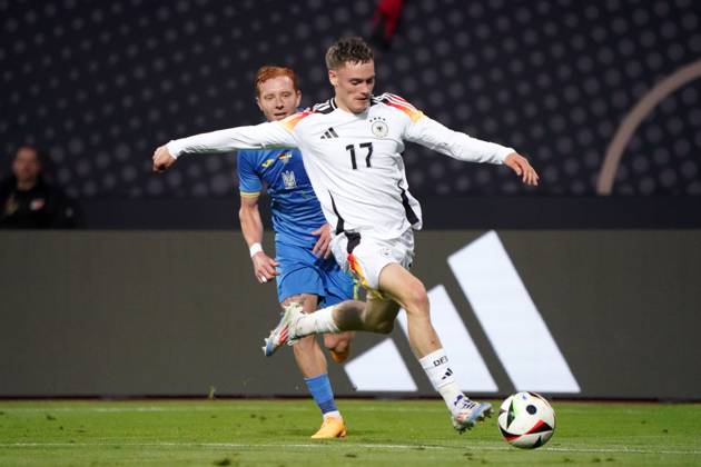 Männer Nationalmannschaft, Fussball, Freundschaftsspiel, Länderspiel, Testspiel, Deutschland-Ukraine , 03.06.2024, Max-Morlock Stadion Nürnberg Florian Wirtz Deutschland, Aktion, Einzelbild