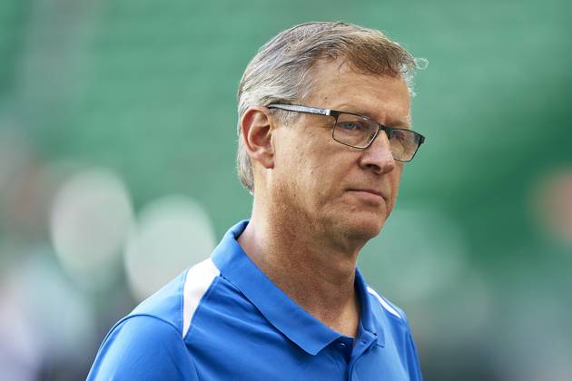 Portugal V Finland - International Friendly, Länderspiel, Nationalmannschaft Markku Kanerva, Head Coach of Finland, is looking on prior to the international friendly match between Portugal and Finland at Jose Alvalade Stadium in Lisbon, Portugal, on June 4, 2024. Lisbon Portugal Copyright: xJosexManuelxAlvarezxReyx originalFilename:alvarezrey-notitle240604_np2gl