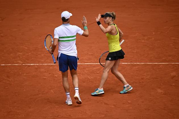 2024 Roland Garros Mixed doubles final Laura Siegemund (GER) Edouard Roger-Vasselin (FRA)