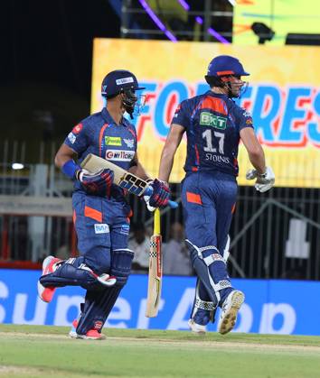 Cricket : Tata IPL 2024 Tata IPL 2024 : Chennai, India, 23rd April 2024: CSK Vs LSG : ( Chennai Super Kings Vs Lucknow Super Giants) In MAC Stadium Chennai. CSK WERE 210-4 IN 20 OVERS. LSG WON BY 6 WICKETS IN 19.3 OVERS. STONIS 124 NOT OUT. Seshadri SUKUMAR Copyright: xSeshadrixSukumarx