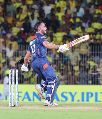Cricket : Tata IPL 2024 Tata IPL 2024 : Chennai, India, 23rd April 2024: CSK Vs LSG : ( Chennai Super Kings Vs Lucknow Super Giants) In MAC Stadium Chennai. CSK WERE 210-4 IN 20 OVERS. LSG WON BY 6 WICKETS IN 19.3 OVERS. STONIS 124 NOT OUT. Seshadri SUKUMAR Copyright: xSeshadrixSukumarx