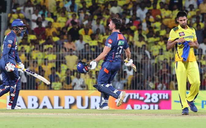 Cricket : Tata IPL 2024 Tata IPL 2024 : Chennai, India, 23rd April 2024: CSK Vs LSG : ( Chennai Super Kings Vs Lucknow Super Giants) In MAC Stadium Chennai. CSK WERE 210-4 IN 20 OVERS. LSG WON BY 6 WICKETS IN 19.3 OVERS. STONIS 124 NOT OUT. Seshadri SUKUMAR Copyright: xSeshadrixSukumarx