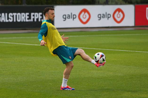 Portugal Fussball Nationalmannschaft, Selecao, 07.06.2024, Portugal - Kroatien Training von Portugal mit CR7, Vorbereitungsspiel zur Europameisterschaft 2024 , Diogo Jota (Portugal) Copyright: FernandoxSoares