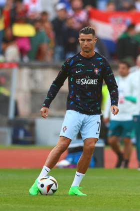 Portugal Fussball Nationalmannschaft, Selecao, 08.06.2024, Portugal - Kroatien , Freundschaftsspiel ,Vorbereitungsspiel zur Europameisterschaft 2024 , Cristiano Ronaldo (Portugal) , CR7 Copyright: FernandoxSoares