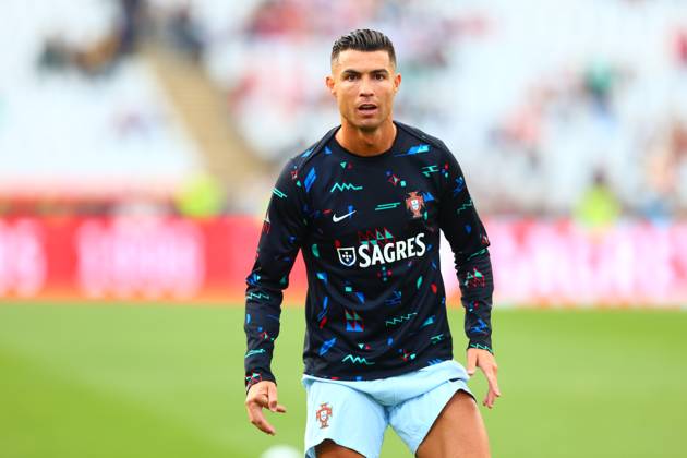 Portugal Fussball Nationalmannschaft, Selecao, 08.06.2024, Portugal - Kroatien , Freundschaftsspiel ,Vorbereitungsspiel zur Europameisterschaft 2024 , Cristiano Ronaldo (Portugal) , CR7, warm-up, Copyright: FernandoxSoares