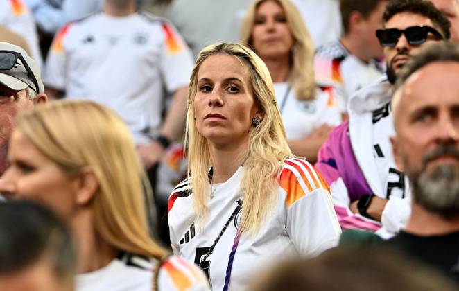 14.06.2024, xscotx, Fussball EM 2024, Deutschland - Schottland, emspor, v.l. Sina Groß (Ehefrau Frau Partnerin Freundin von Pascal Groß Gross (Deutsche Fussball Nationalmannschaft DFB)) München