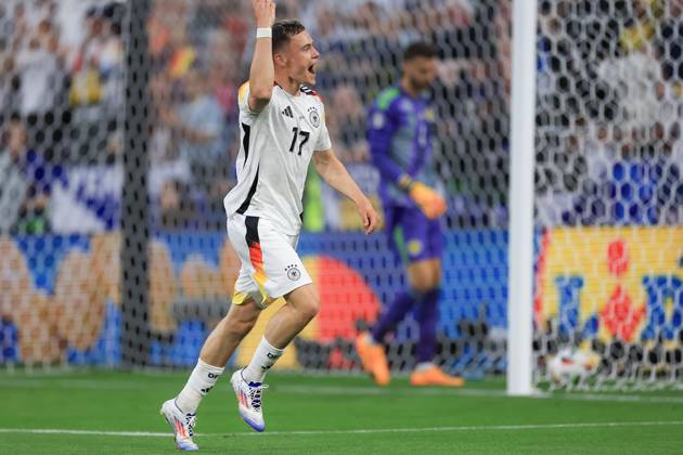 Germany v Scotland: Group A - UEFA EURO, EM, Europameisterschaft,Fussball 2024 Florian Wirtz (Germany) is scoring his team s first goal during the UEFA European Championship, EM, Europameisterschaft Group A match between Germany and Scotland at Allianz Arena in Munich, Germany, on Friday, June 14, 2024. Copyright: xMIxNewsx originalFilename:fletcher-germanyv240614_np2DR