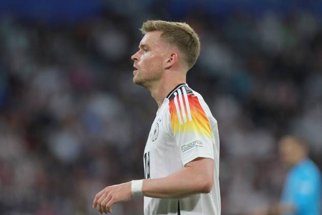 München, Bayern, Deutschland, 14.06.2024: Allianz-Arena: Fußball-EM 2024, Gruppe A, Deutschland - Schottland: Eröffnungsspiel der Euro 2024; Maximilian Mittelstädt Copyright: xdtsxNachrichtenagenturx dts_40167