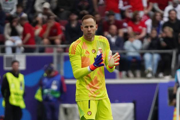 Fussball, UEFA EURO, EM, Europameisterschaft,Fussball 2024, EM 2024, Gruppenphase, Gruppe A, Ungarn-Schweiz Köln Stadion Peter Galucsi, Ungarn ,Aktion, Einzelbild