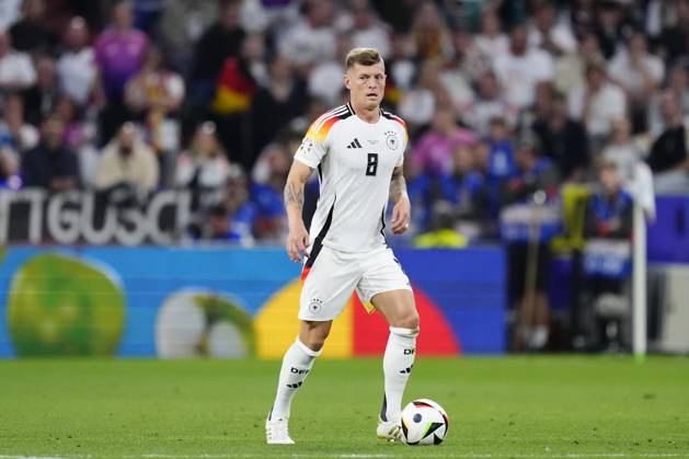 Germany v Scotland: Group A - UEFA EURO, EM, Europameisterschaft,Fussball 2024 Toni Kroos central midfield of Germany and Real Madrid during the UEFA EURO 2024 group stage match between Germany and Scotland at Munich Football Arena on June 14, 2024 in Munich, Germany. Munich Germany Copyright: xJosexBretonx originalFilename:breton-germanyv240614_np5a0