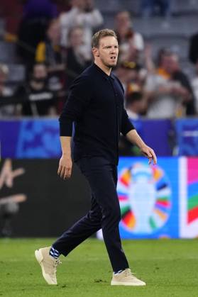 Germany v Scotland: Group A - UEFA EURO, EM, Europameisterschaft,Fussball 2024 Julian Nagelsmann head coach of Germany celebrates victory after the UEFA EURO 2024 group stage match between Germany and Scotland at Munich Football Arena on June 14, 2024 in Munich, Germany. Munich Germany Copyright: xJosexBretonx originalFilename:breton-germanyv240614_npjwg