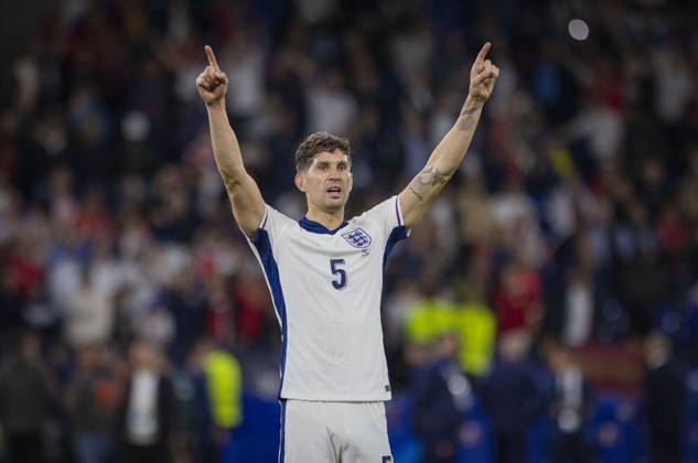 Gelsenkirchen, Germany. 16th Jun 2024. Final jubilation: John Stones (ENG) England - Serbia England - Serbien 15.06.2024