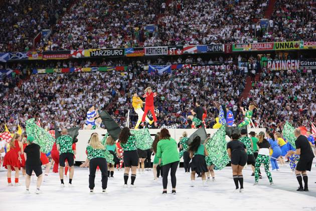14.06.2024, Fussball, Herren, UEFA Europameisterschaft 2024, Eröffnungsspiel, Gruppe A, Deutschland - Schottland, Die Eröffnungsfeier der Europameisterschaft 2024 München Allianz Arena Bayern Deutschland (DE) Copyright: xSebastianxBachx