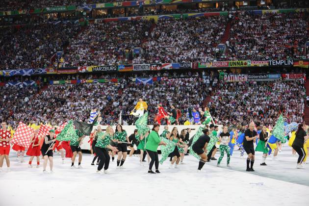 14.06.2024, Fussball, Herren, UEFA Europameisterschaft 2024, Eröffnungsspiel, Gruppe A, Deutschland - Schottland, Die Eröffnungsfeier der Europameisterschaft 2024 München Allianz Arena Bayern Deutschland (DE) Copyright: xSebastianxBachx