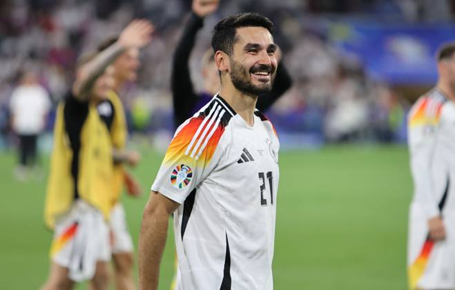 14.06.2024, Fussball, Herren, UEFA Europameisterschaft 2024, Eröffnungsspiel, Gruppe A, Deutschland - Schottland, Ilkay Guendogan (Deutschland) München Allianz Arena Bayern Deutschland (DE) Copyright: xSebastianxBachx