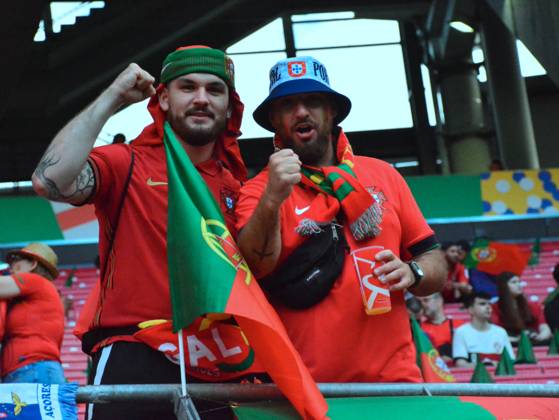 UEFA European Football Championship - UEFA EURO, EM, Europameisterschaft,Fussball 2024 - Portugal vs Czech Republic Portugal supporters during UEFA Euro 2024 - Portugal vs Czech Republic, UEFA European Football Championship in Leipzig, Germany, June 18 2024 Leipzig Germany Copyright: xIPAxSport ABACAx