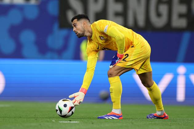 Leipzig Stadium Leipzig, Tuesday, June 18, 2024 UEFA EURO, EM, Europameisterschaft,Fussball 2024 Germany, Group F stage Matchday 1 Group F Portugal - Czechia, goalkeeper, Torwart Diogo Costa (Portugal) Copyright: JoaquimxFerreira
