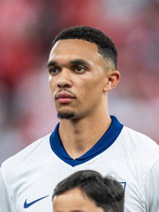 240620 Trent Alexander-Arnold of England during line-up ahead of the UEFA EURO, EM, Europameisterschaft,Fussball 2024 Football Championship match between Denmark and England on June 20, 2024 in Frankfurt. Photo: Mathias Bergeld BILDBYRAN kod MB MB0939 fotboll football soccer fotball fotbolls-em europamästerskap em uefa euro uefa european football championship euro 2024 danmark denmark england bbeng Copyright: MATHIASxBERGELD BB240620MB194